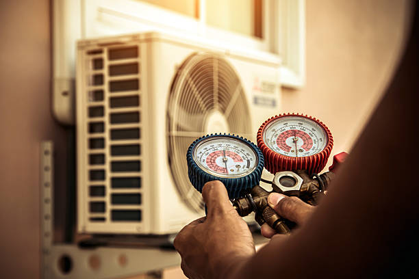 Professional Hvac Maintenance technician working in Siluria, AL